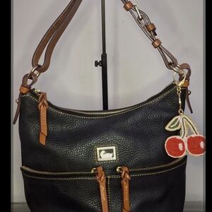 Dooney & Bourke Black Leather Shoulder Bag